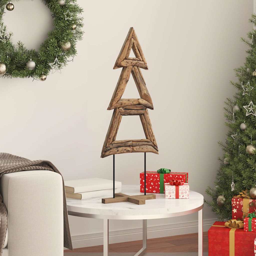 Juletræ Brun 90 cm Massivt teaktræ