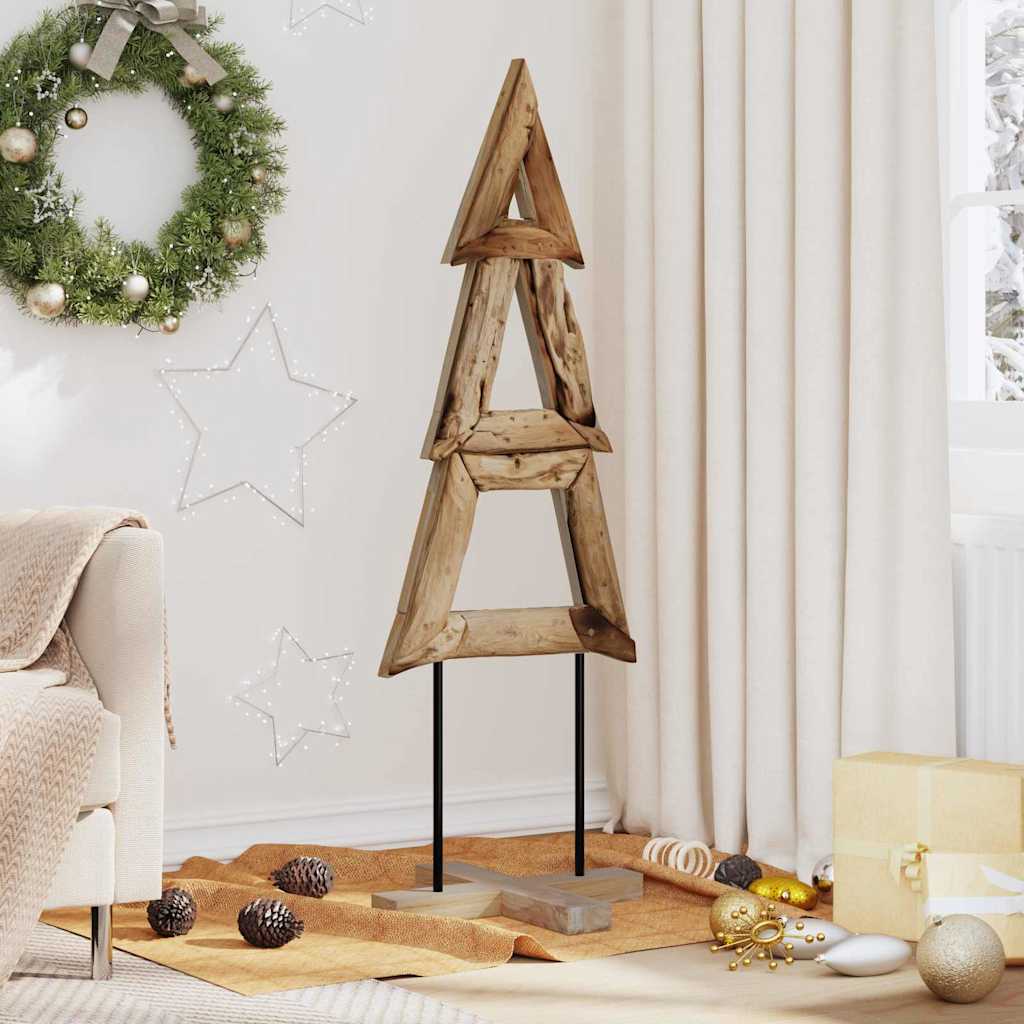Juletræ Brun 120 cm Massivt teaktræ
