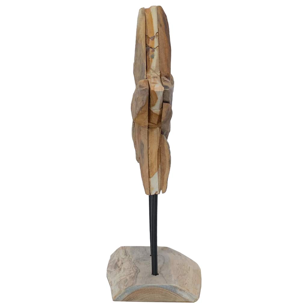 Jule Stjernen LED'er Brun 31 x 15 x 46 cm Massiv Teaktræ