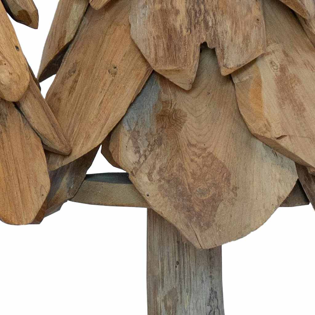 Juletræ 3 stk. Brun 40 cm Massivt teaktræ