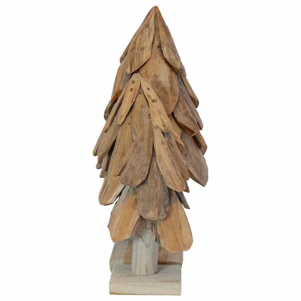 Juletræ 3 stk. Brun 40 cm Massivt teaktræ