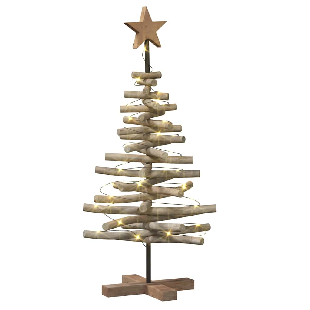 Juletræ Brun 90 cm Massivt teaktræ