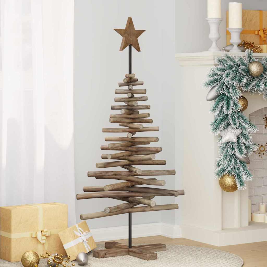 Juletræ Brun 120 cm Massivt teaktræ