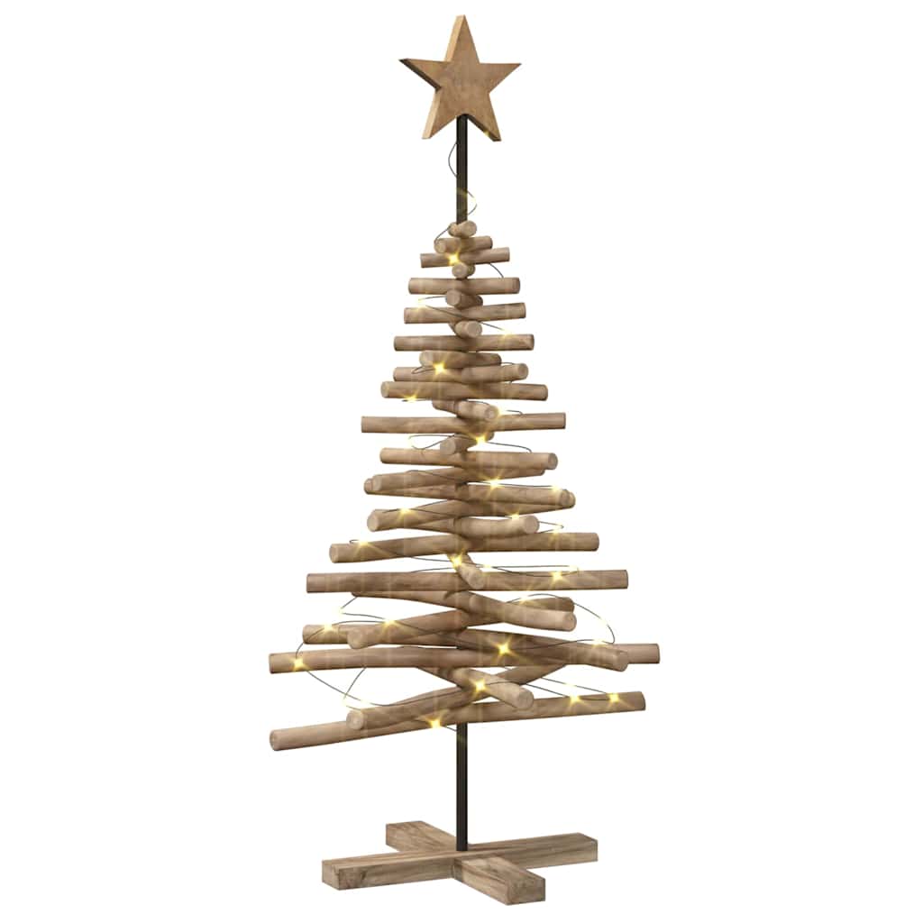 Juletræ Brun 120 cm Massivt teaktræ