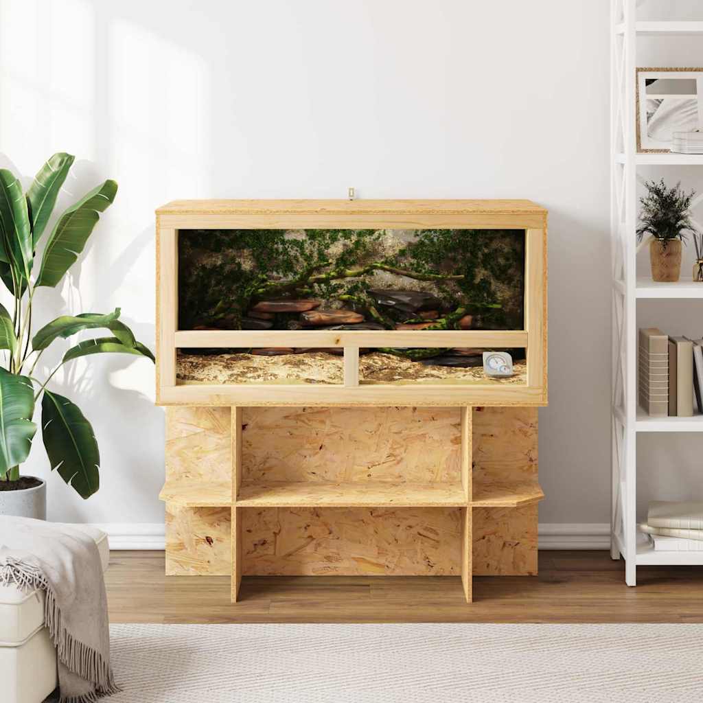 Terrarium Brun 100 x 50 x 100 cm OSB