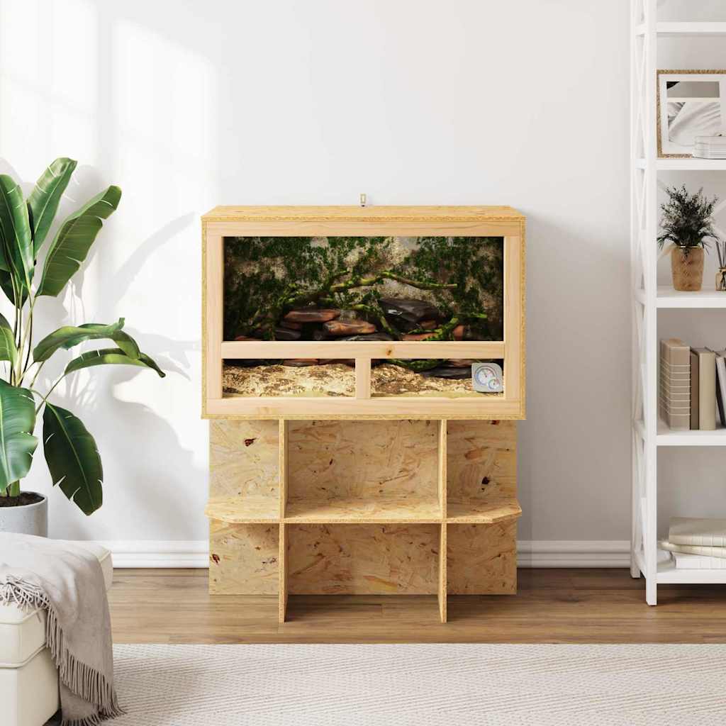 Terrarium Brun 80 x 50 x 100 cm OSB