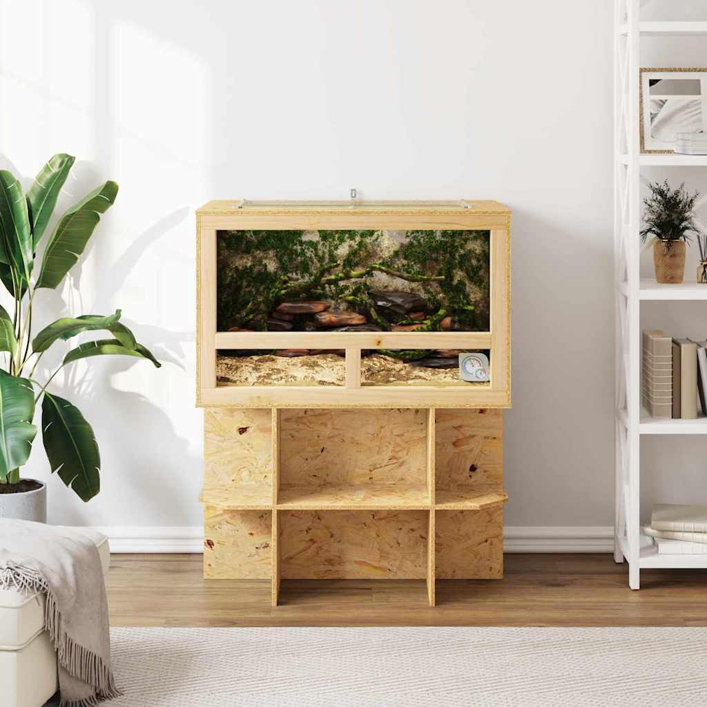 Terrarium Brun 80 x 50 x 100 cm OSB