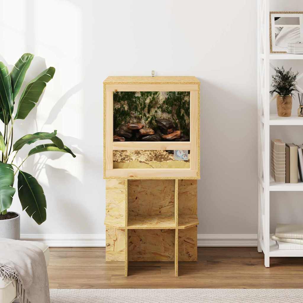 Terrarium Brun 50 x 50 x 100 cm OSB
