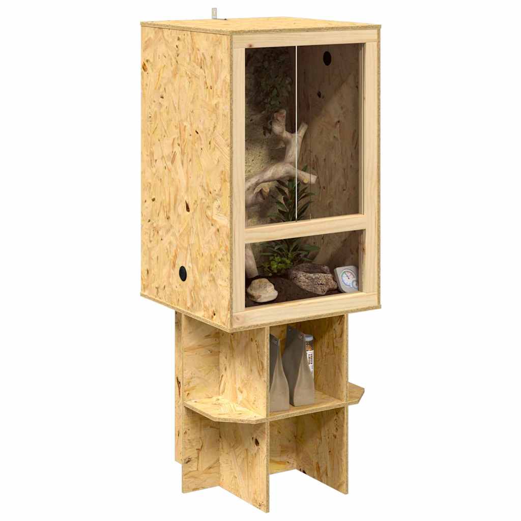 Terrarium Brun 50 x 50 x 130 cm OSB