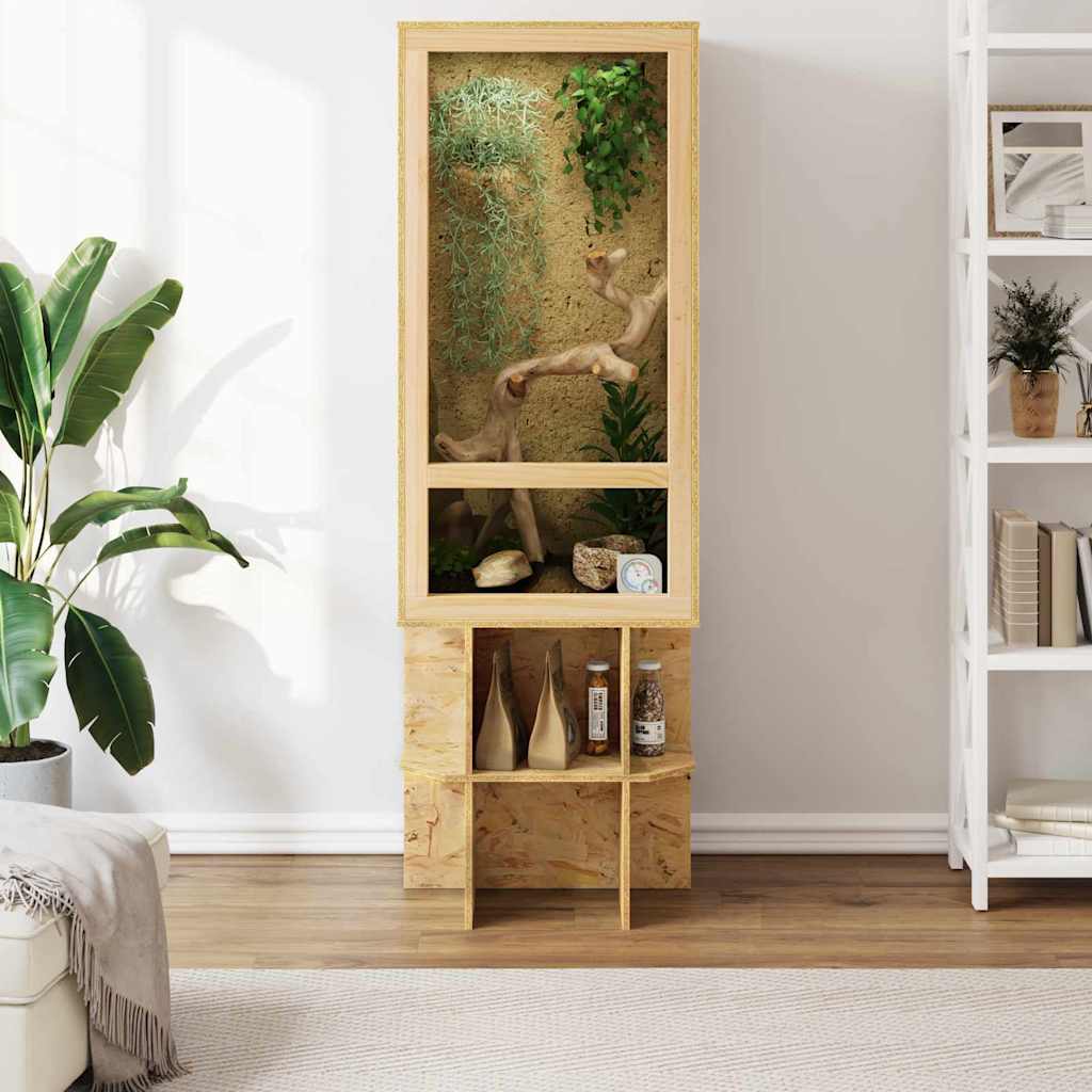 Terrarium Brun 50 x 50 x 150 cm OSB