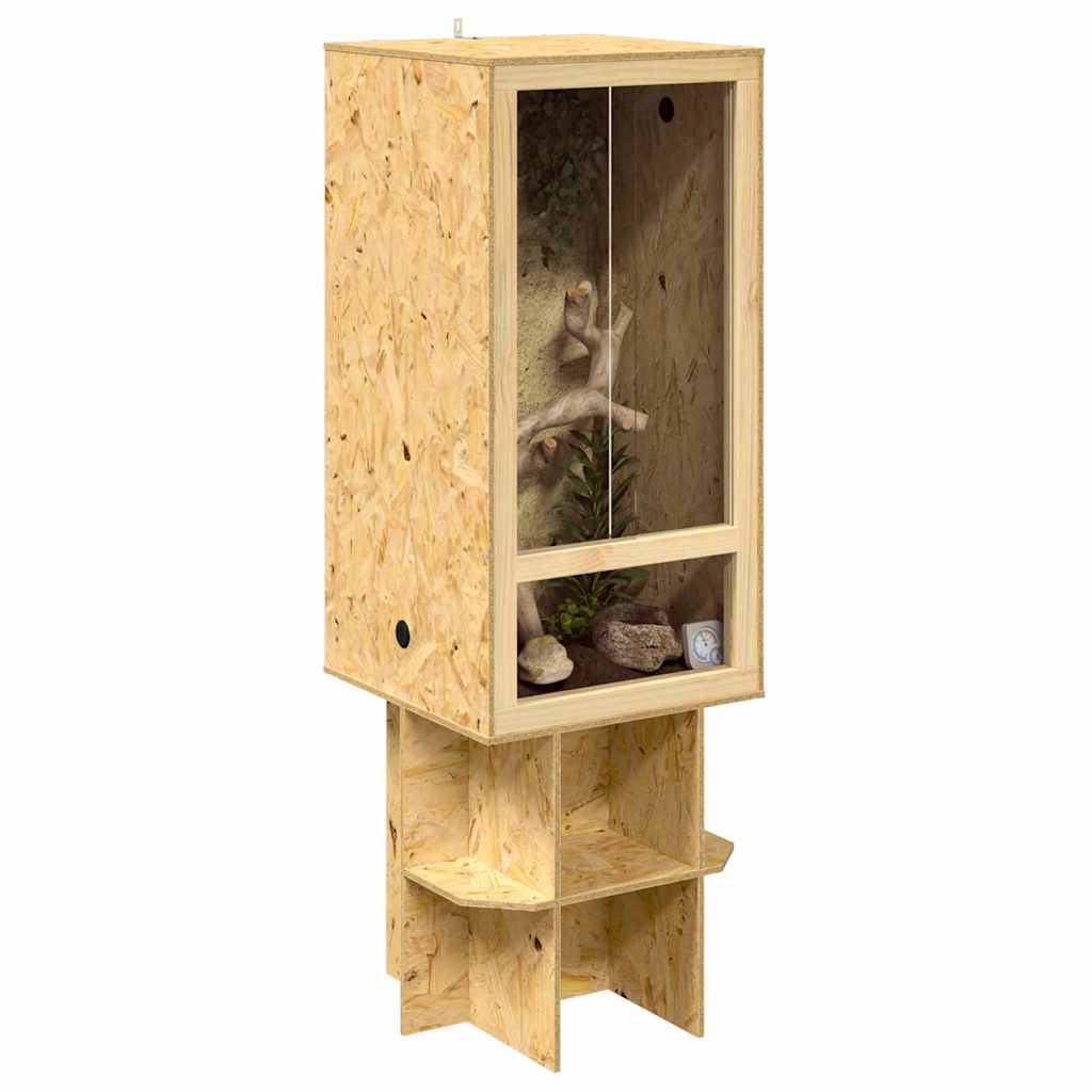 Terrarium Brun 50 x 50 x 150 cm OSB