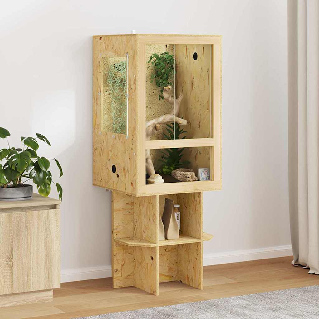 Terrarium Brun 50 x 50 x 130 cm OSB