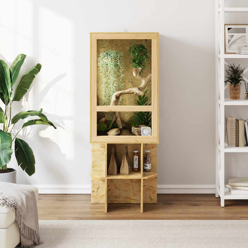 Terrarium Brun 50 x 50 x 130 cm OSB