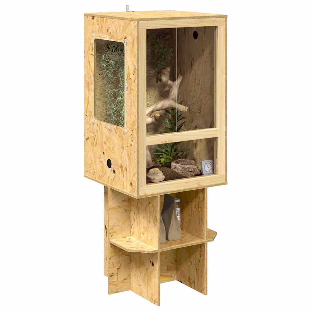 Terrarium Brun 50 x 50 x 130 cm OSB