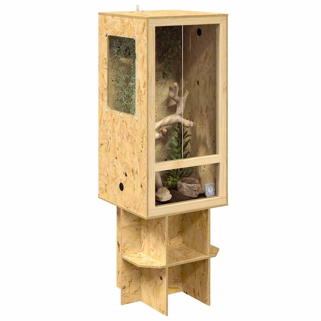 Terrarium Brun 50 x 50 x 150 cm OSB