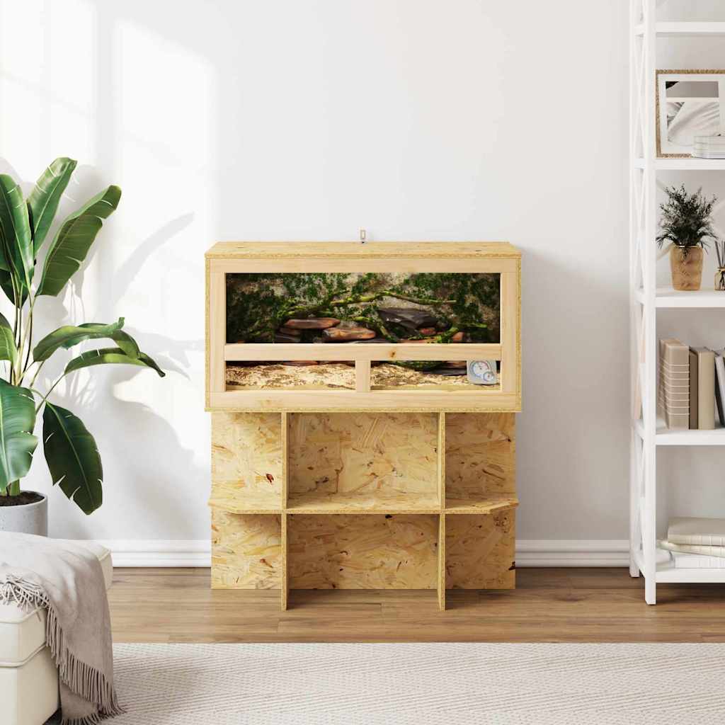 Terrarium Brun 80 x 40 x 90 cm OSB