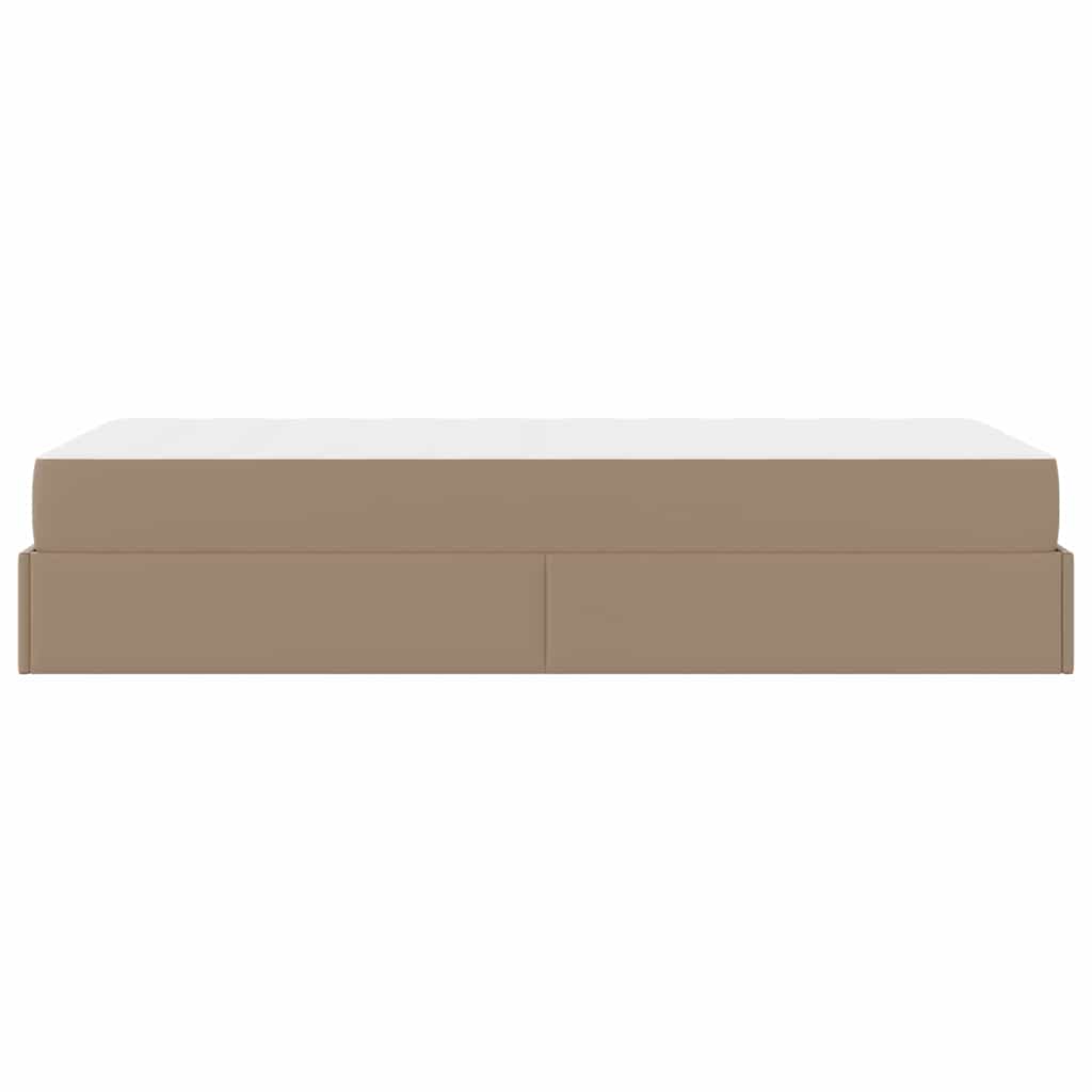 Sengeramme med madras Andet 2 stk. Gyldenbrun PVC