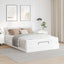 Sengeramme med madras Andet 2 stk. Hvid PVC