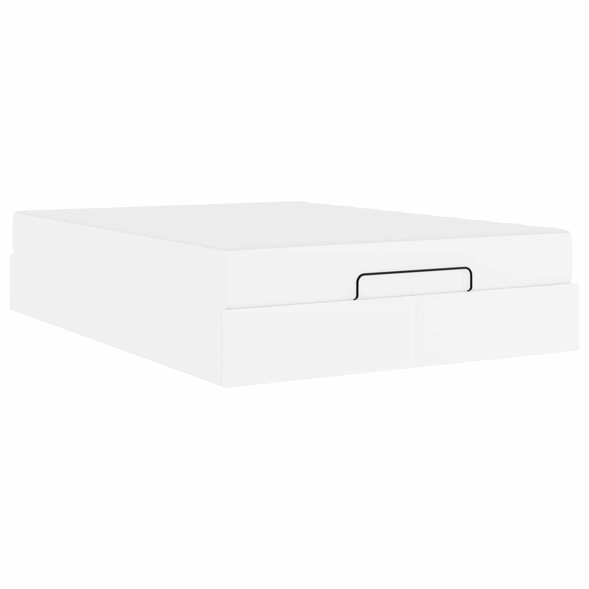Sengeramme med madras Andet 2 stk. Hvid PVC