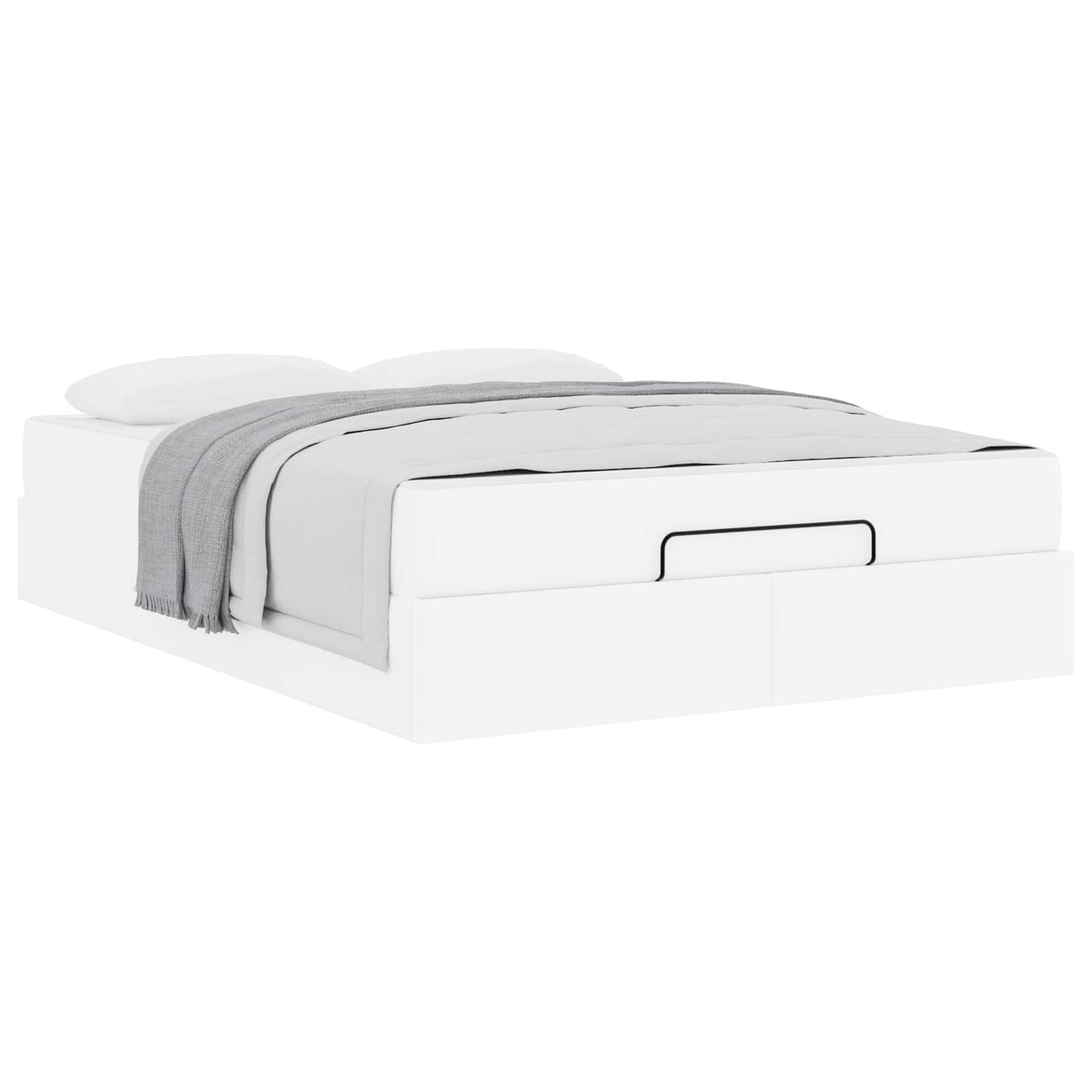 Sengeramme med madras Andet 2 stk. Hvid PVC