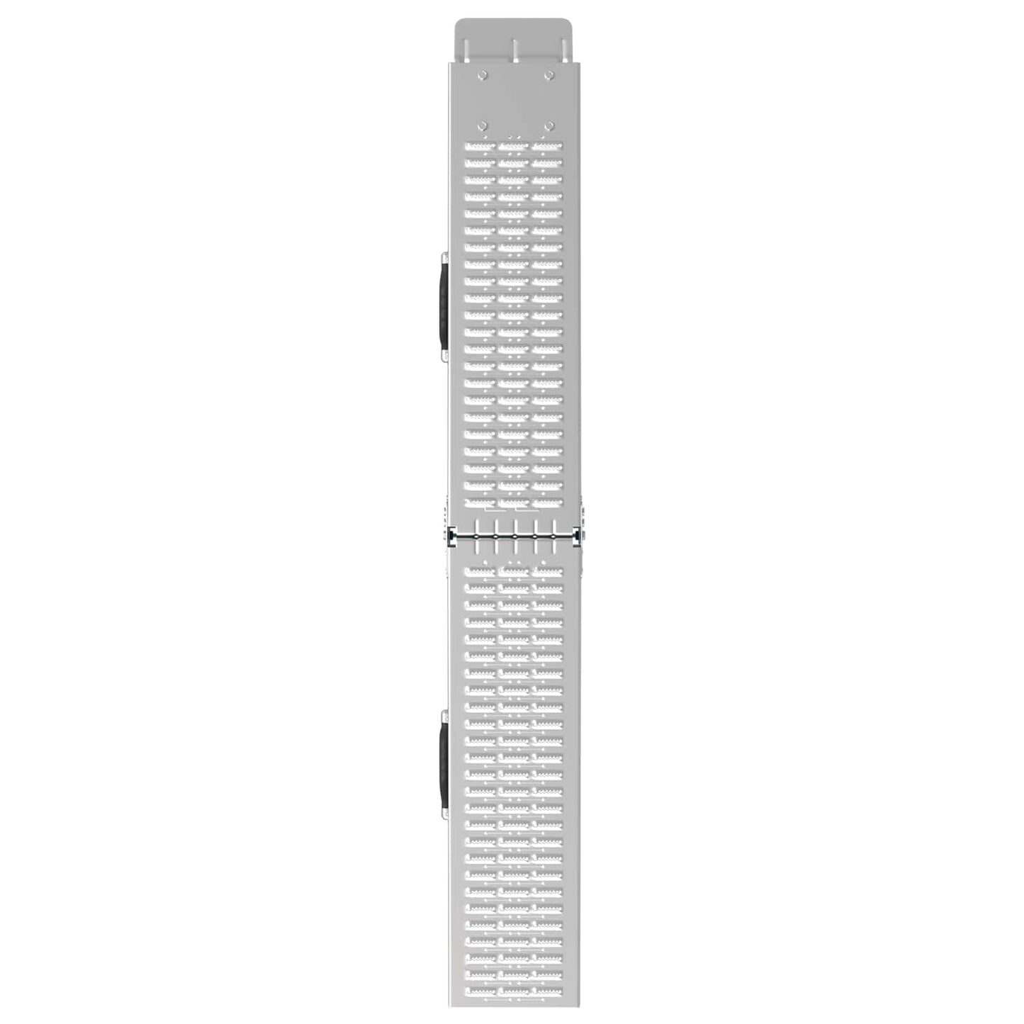Foldbar rampe 200kg pr. rampe 2 stk. Sølv 200 kg per stk