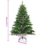 Kunstigt Hinged Juletræ med stativ Grøn 120 cm PVC, PE og stål
