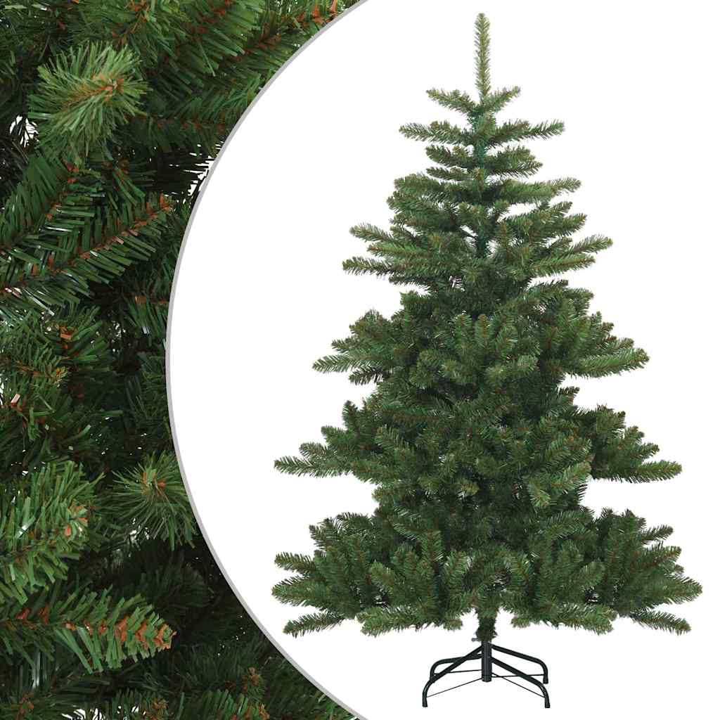Kunstigt Hinged Juletræ Grøn 150 cm PVC, stål