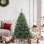 Kunstigt bøjelig juletræ snefløjtet Grøn 120 cm PVC, stål