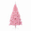 Kunstig Forbelyst Juletræ Lyserød 240 cm PVC