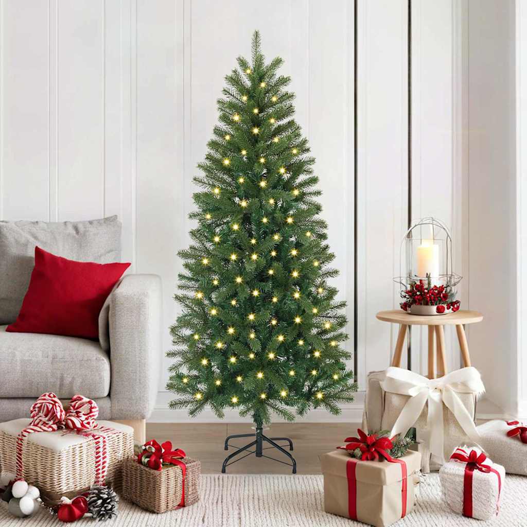 Kunstigt juletræ Grøn 150 cm PE og PVC