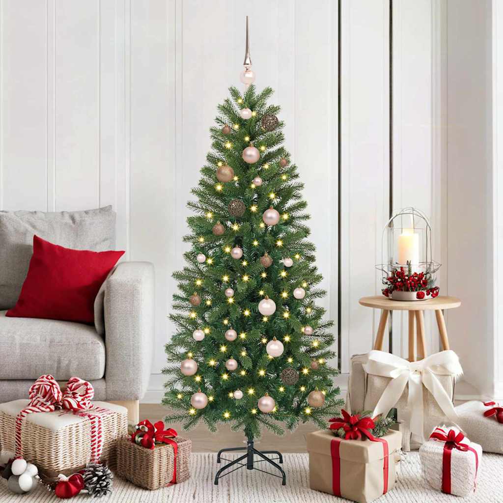 Kunstigt juletræ Grøn 150 cm PE og PVC