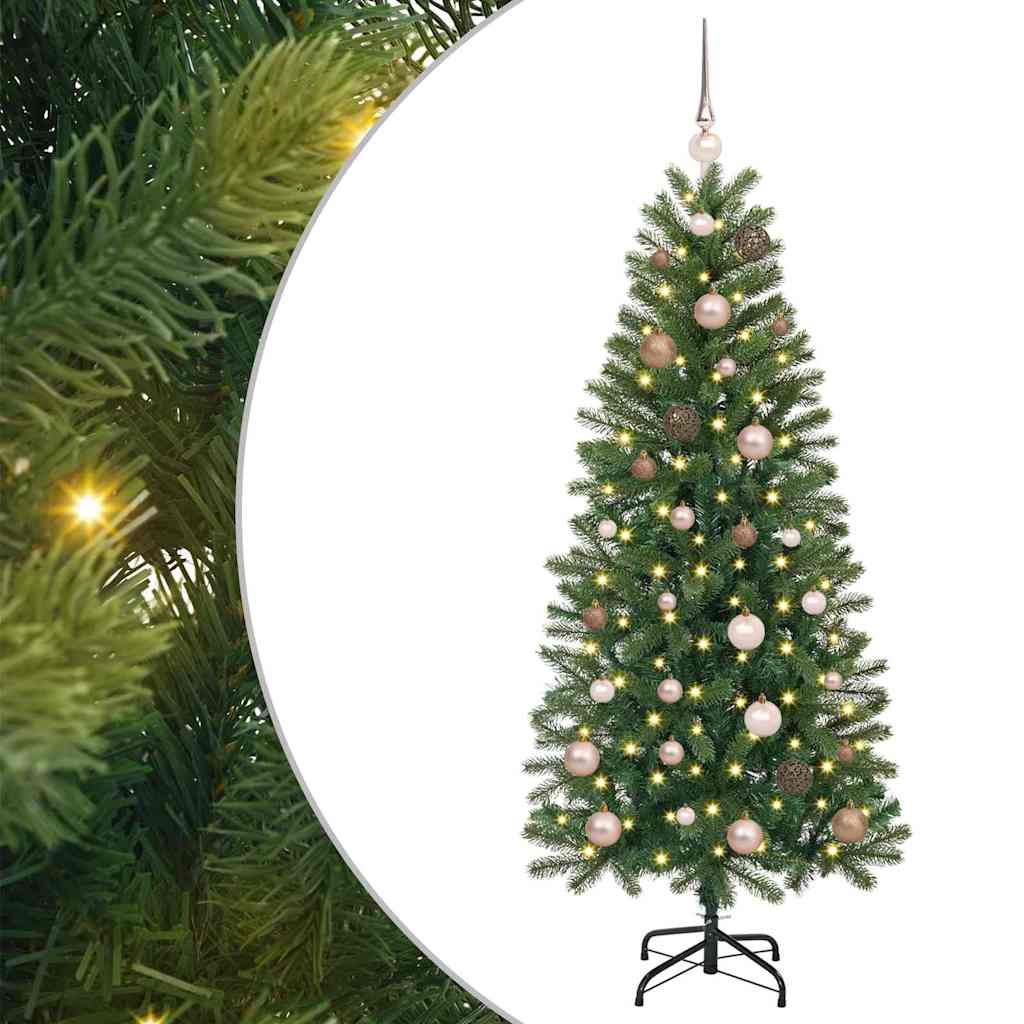 Kunstigt juletræ Grøn 150 cm PE og PVC
