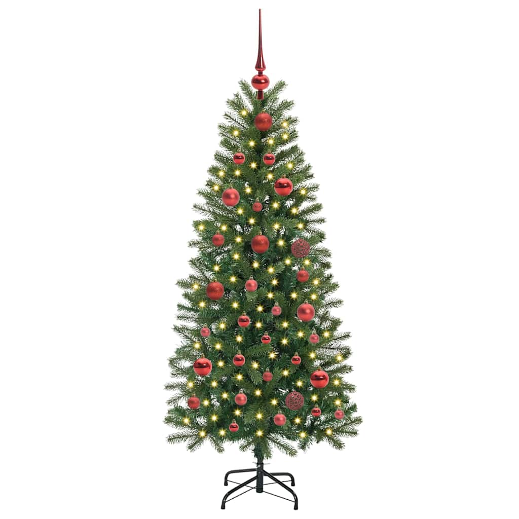 Kunstigt juletræ Grøn 150 cm PE og PVC