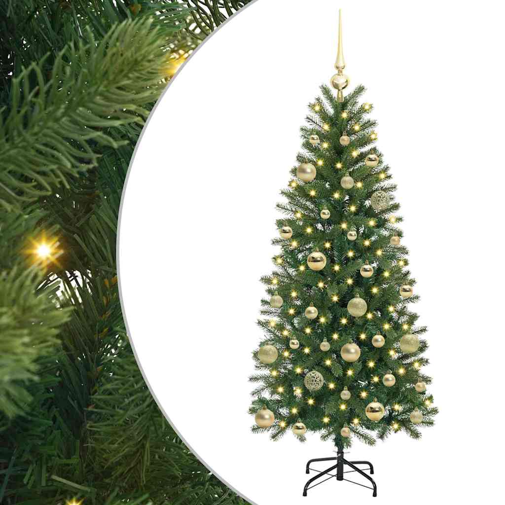 Kunstigt juletræ Grøn 150 cm PE og PVC