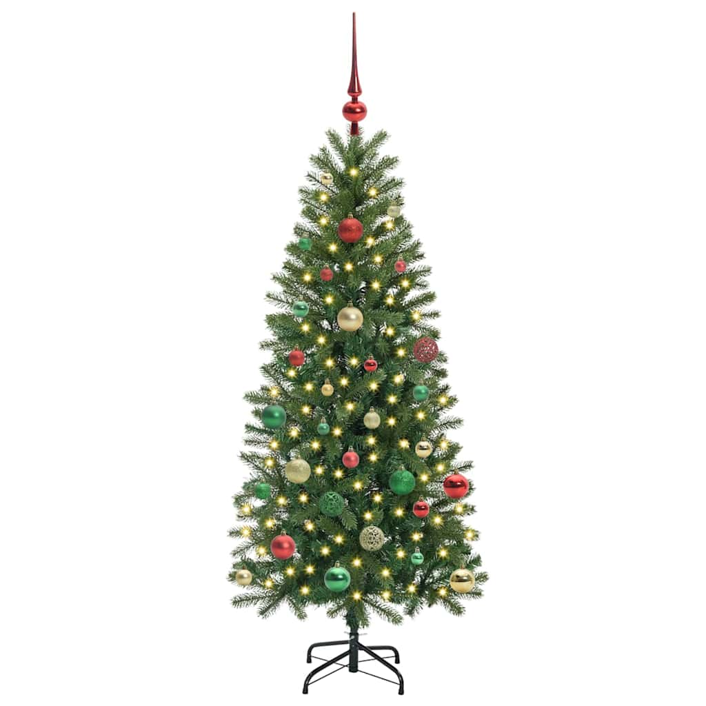 Kunstigt juletræ Grøn 150 cm PE og PVC