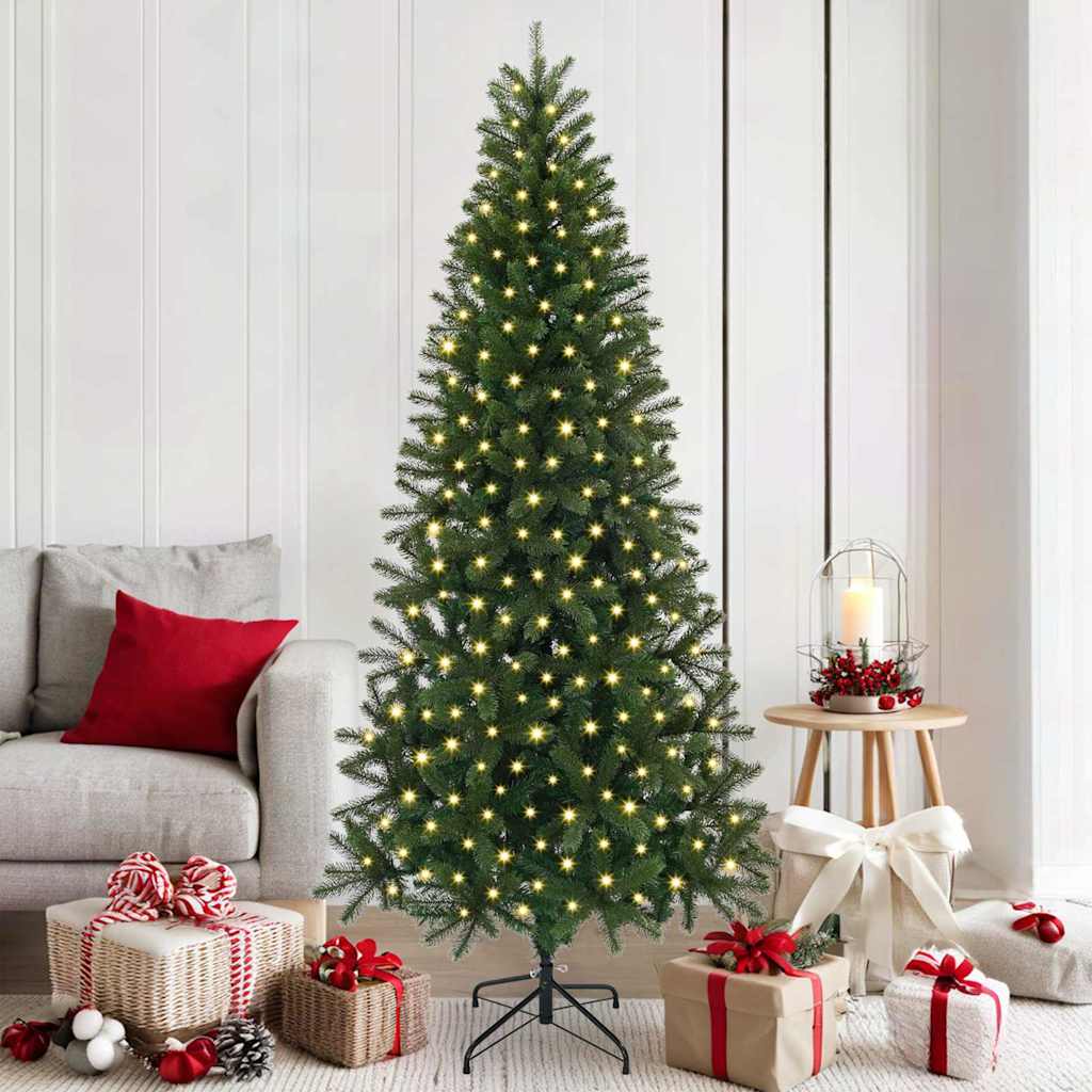 Kunstigt juletræ Grøn 180 cm PE og PVC