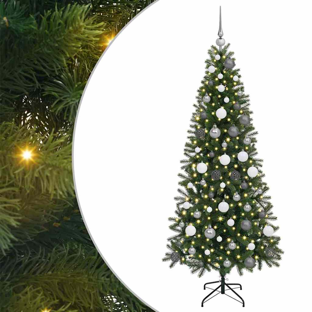 Kunstigt juletræ Grøn 180 cm PE og PVC