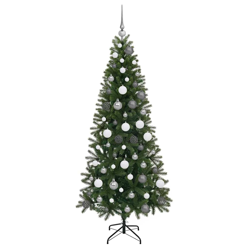 Kunstigt juletræ Grøn 180 cm PE og PVC