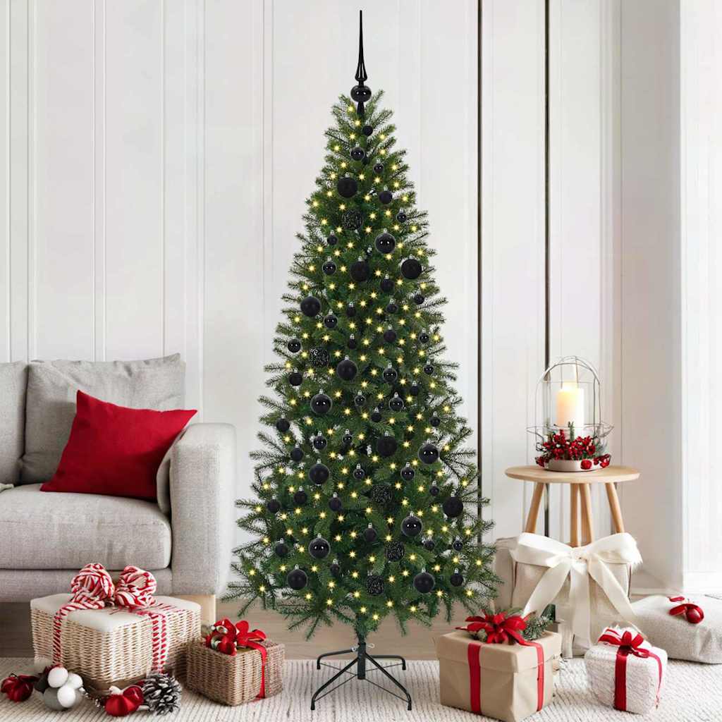 Kunstigt juletræ Grøn 180 cm PE og PVC