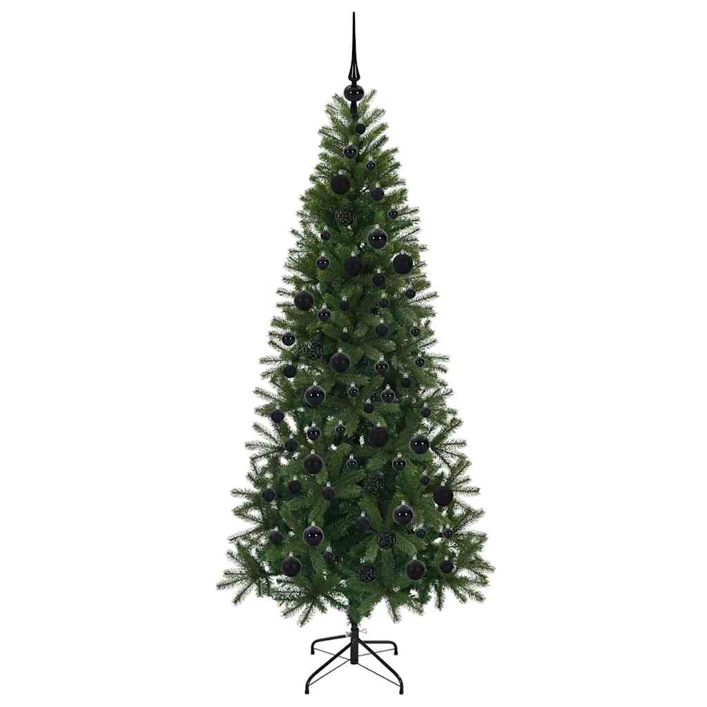 Kunstigt juletræ Grøn 180 cm PE og PVC