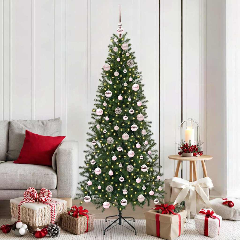 Kunstigt juletræ Grøn 180 cm PE og PVC