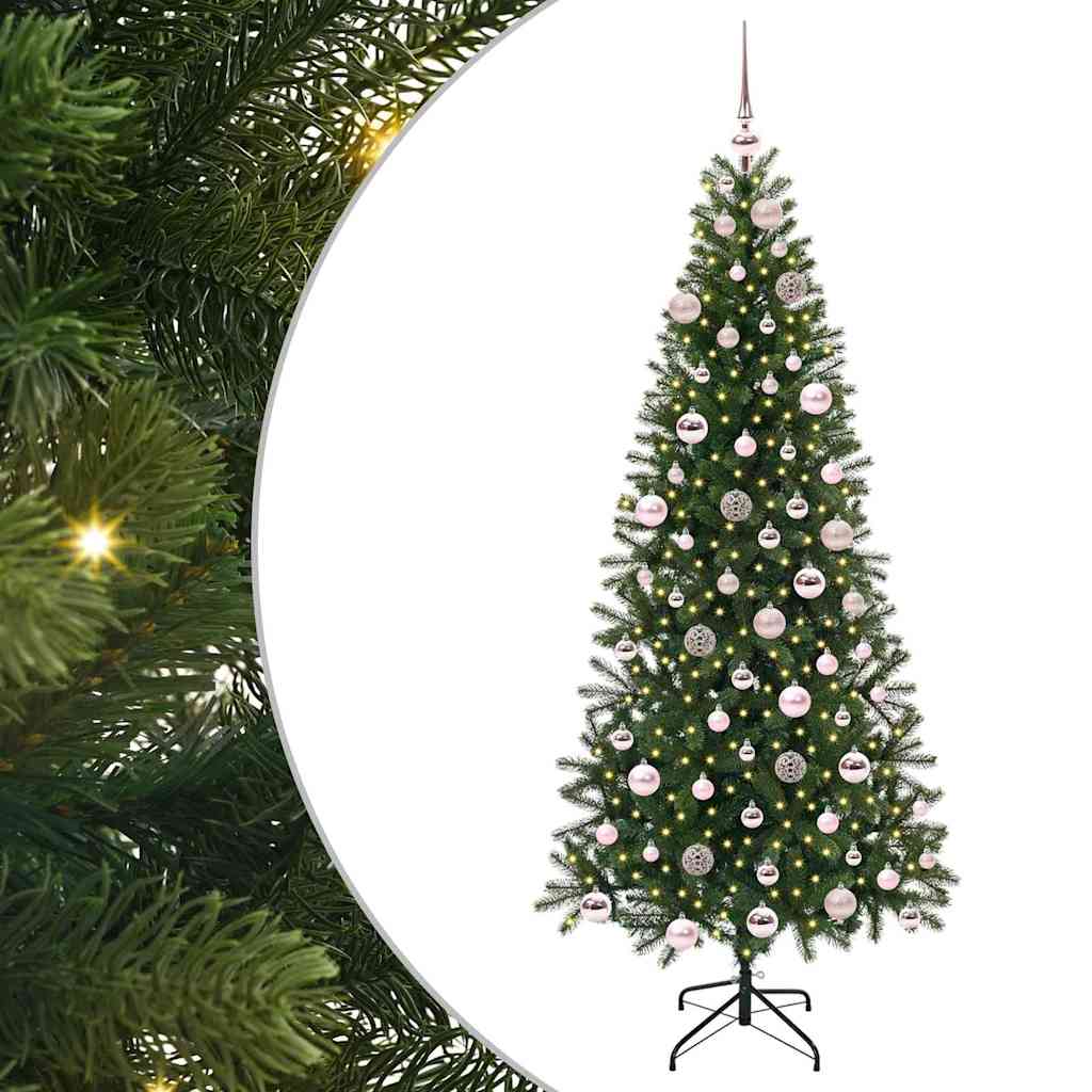 Kunstigt juletræ Grøn 180 cm PE og PVC