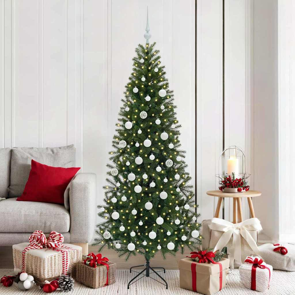 Kunstigt juletræ Grøn 180 cm PE og PVC