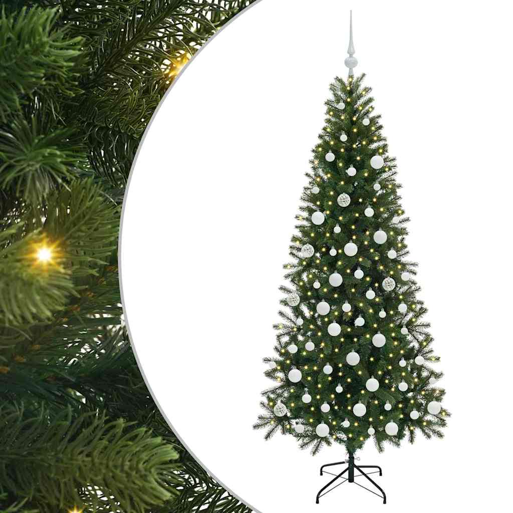 Kunstigt juletræ Grøn 180 cm PE og PVC