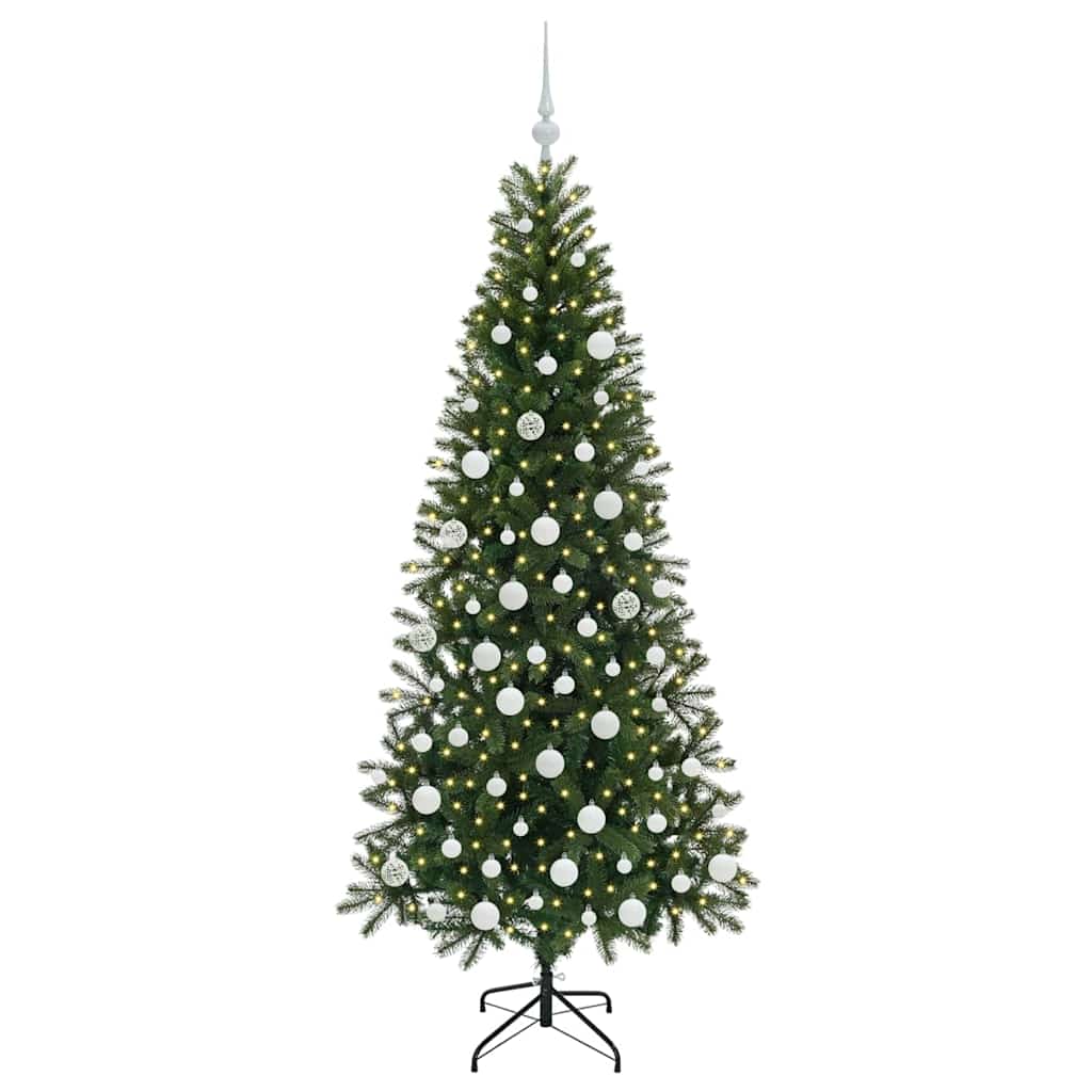 Kunstigt juletræ Grøn 180 cm PE og PVC