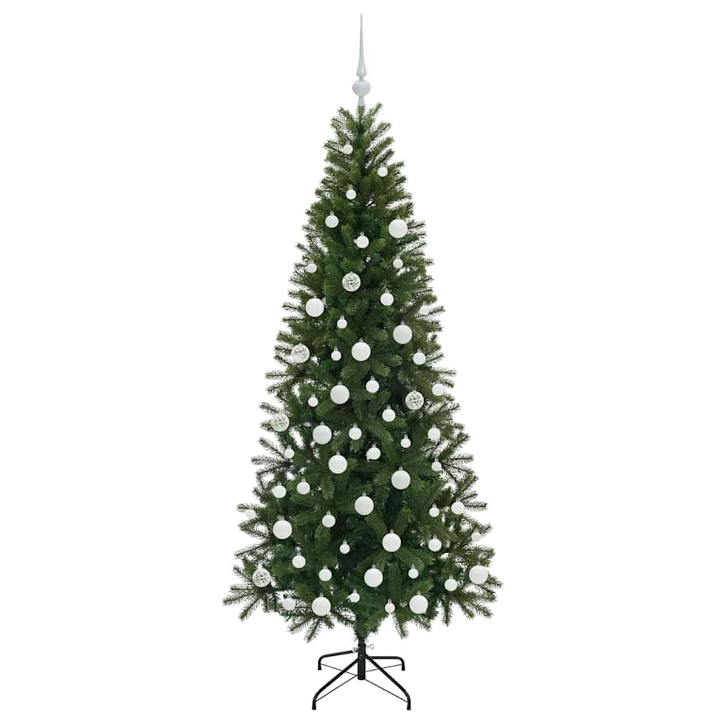 Kunstigt juletræ Grøn 180 cm PE og PVC
