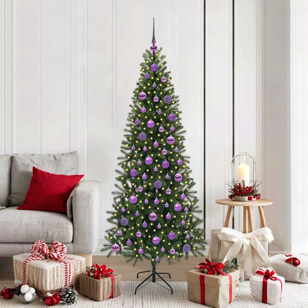 Kunstigt juletræ Grøn 180 cm PE og PVC