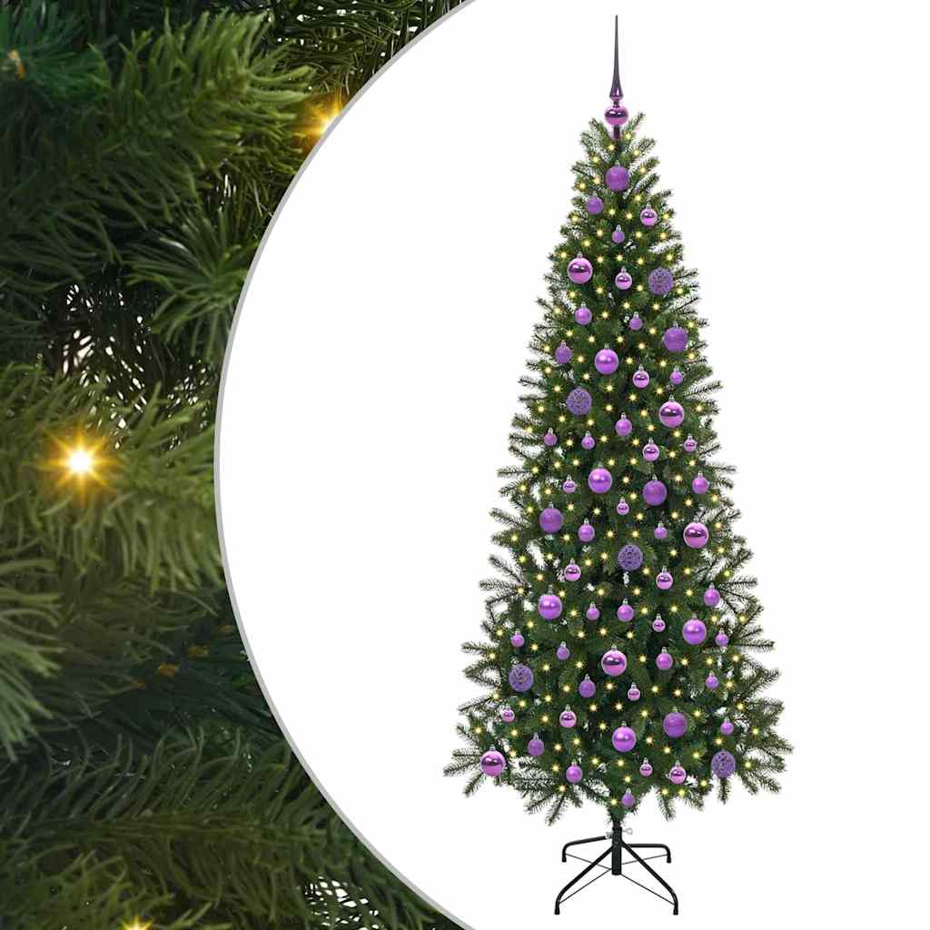 Kunstigt juletræ Grøn 180 cm PE og PVC