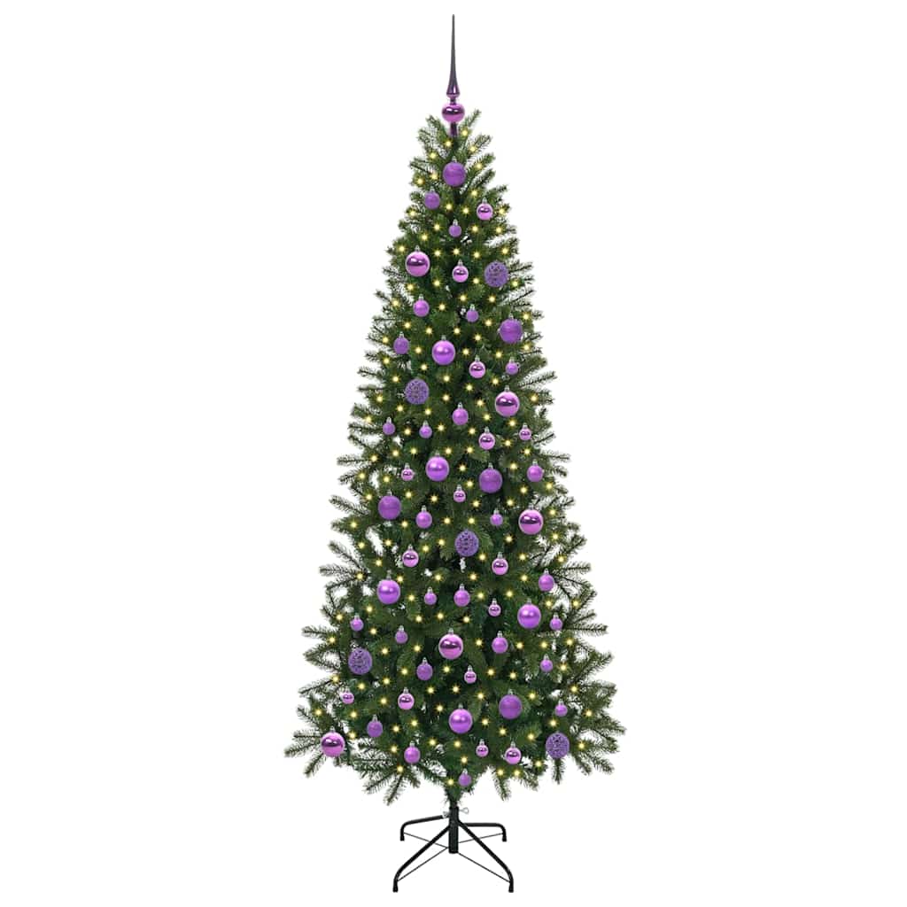 Kunstigt juletræ Grøn 180 cm PE og PVC