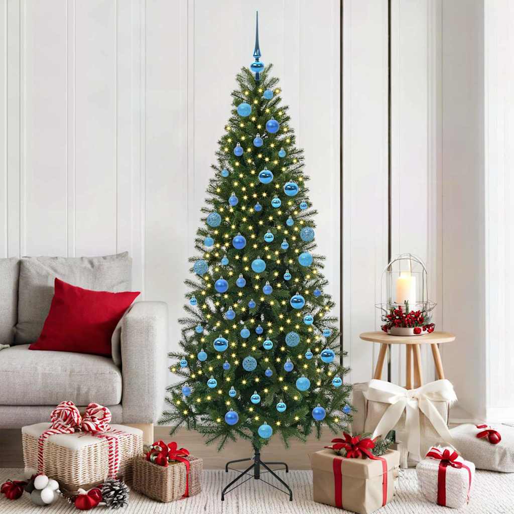 Kunstigt juletræ Grøn 180 cm PE og PVC